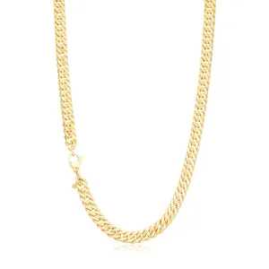 9ct Yellow Gold 55cm Curb Double Hollow Chain