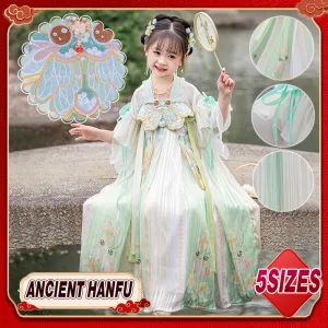 Beautiful Girls' Tang Dynasty Clothes Dress