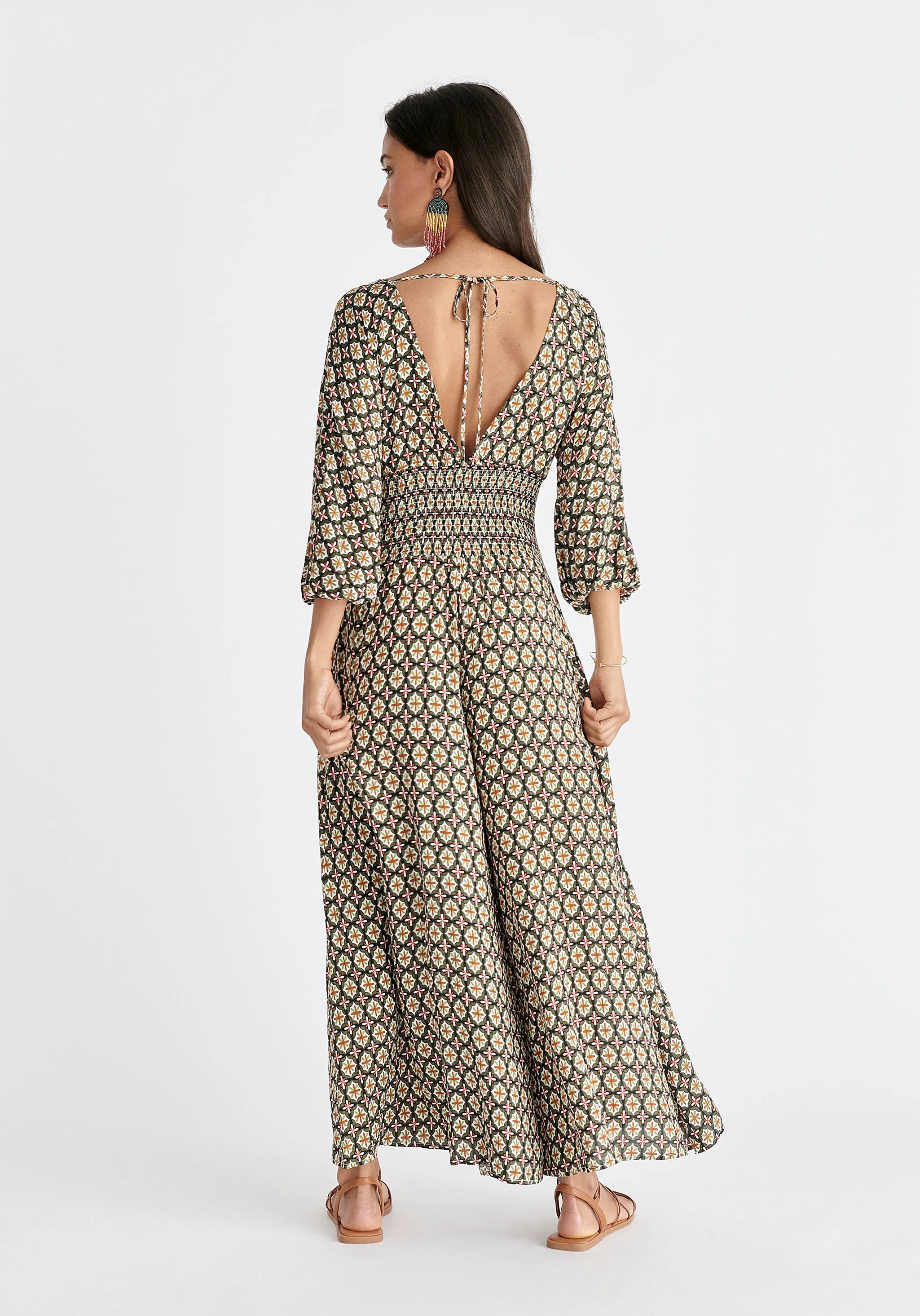 Boho V-Neck Jumpsuit