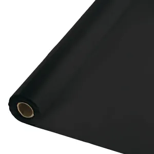 Bulk Black Velvet Plastic Banquet Roll 250 ft by 40 inch