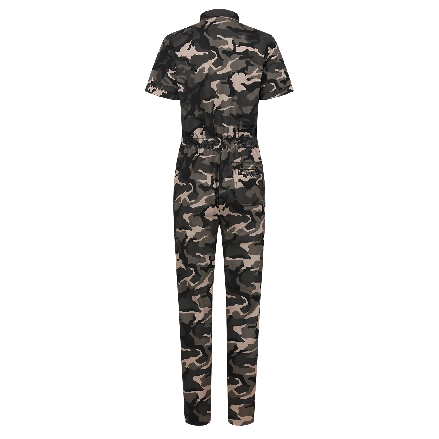 Camo Short Sleeve Jumpsuit