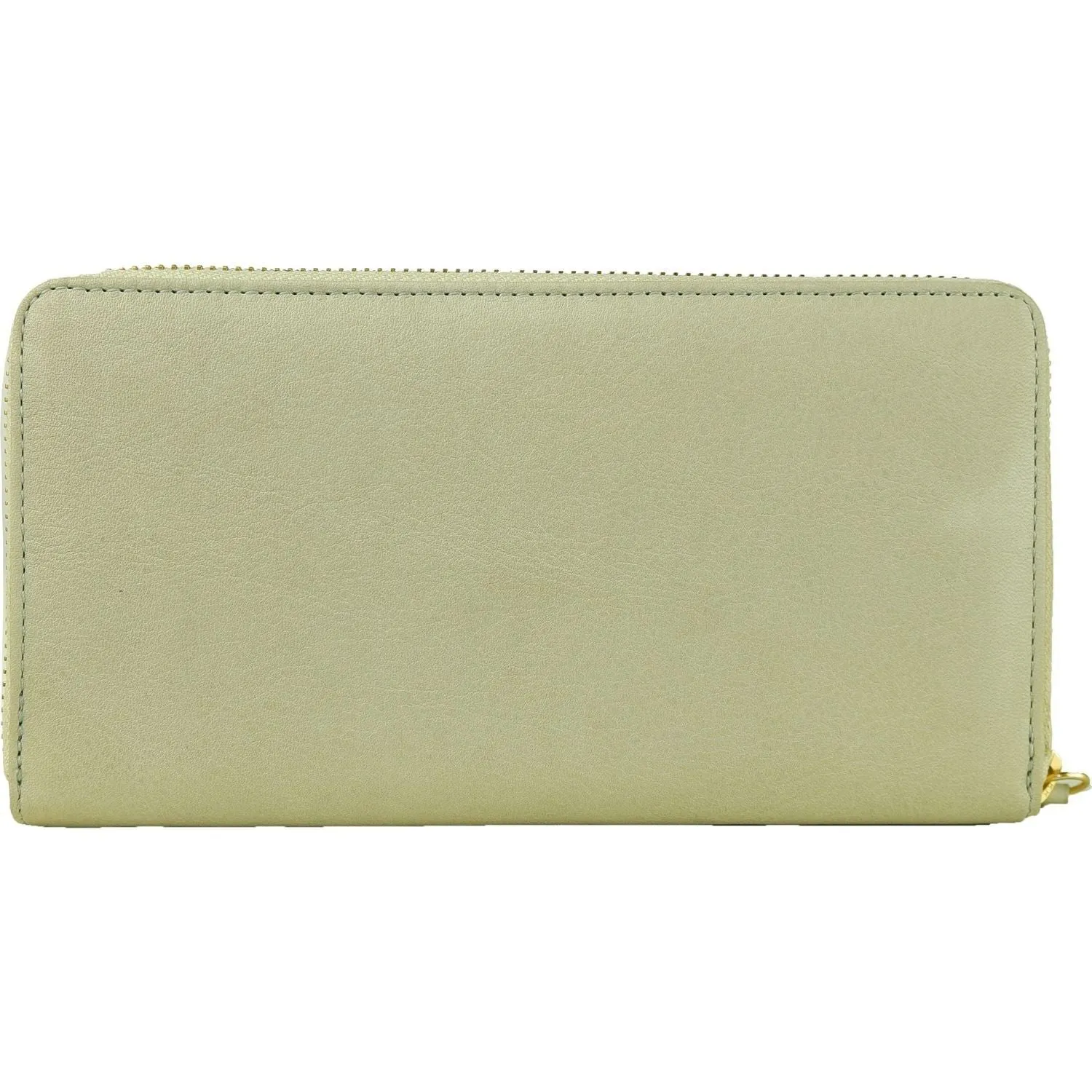 Cavalli Class Gray Calfskin Women Wallet