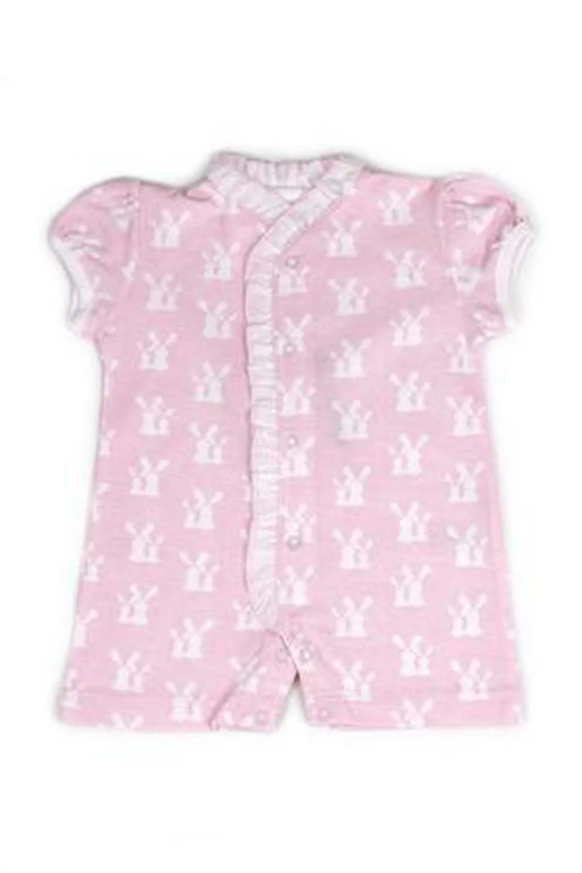 Cotton Pink Pajama with little bunnies Pima Cotton