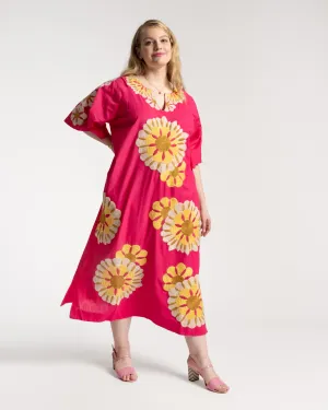 Delightful Caftan Sunrise Pink Multi