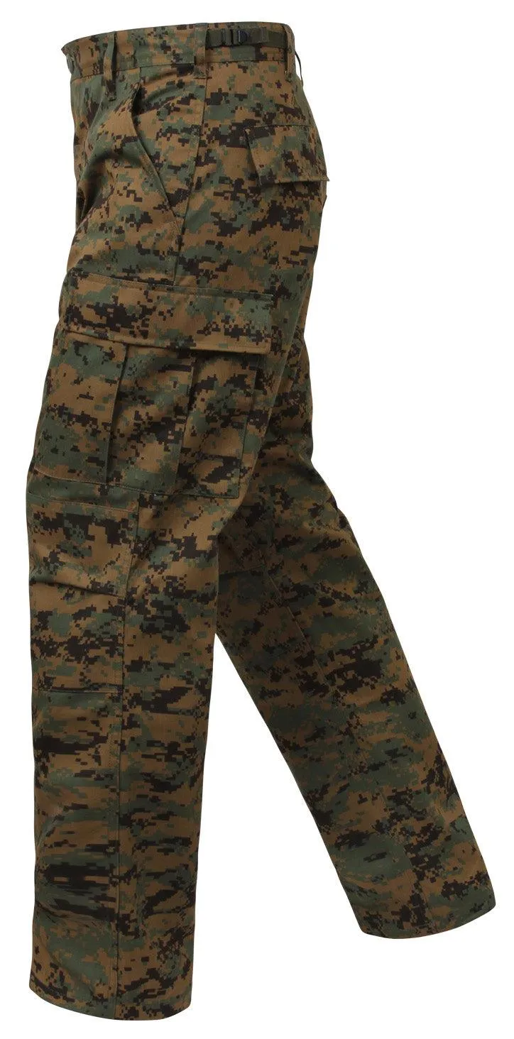 Digital Camo Tactical BDU Pants