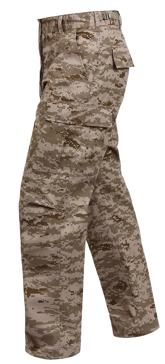 Digital Camo Tactical BDU Pants