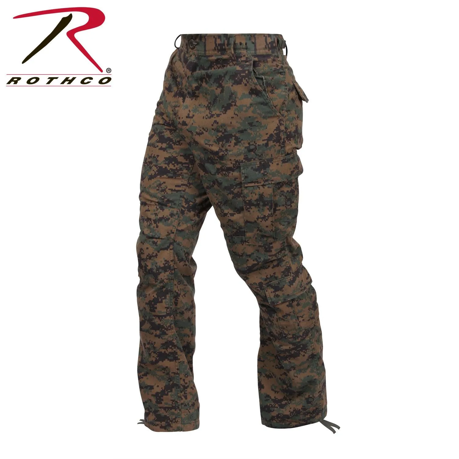 Digital Camo Tactical BDU Pants