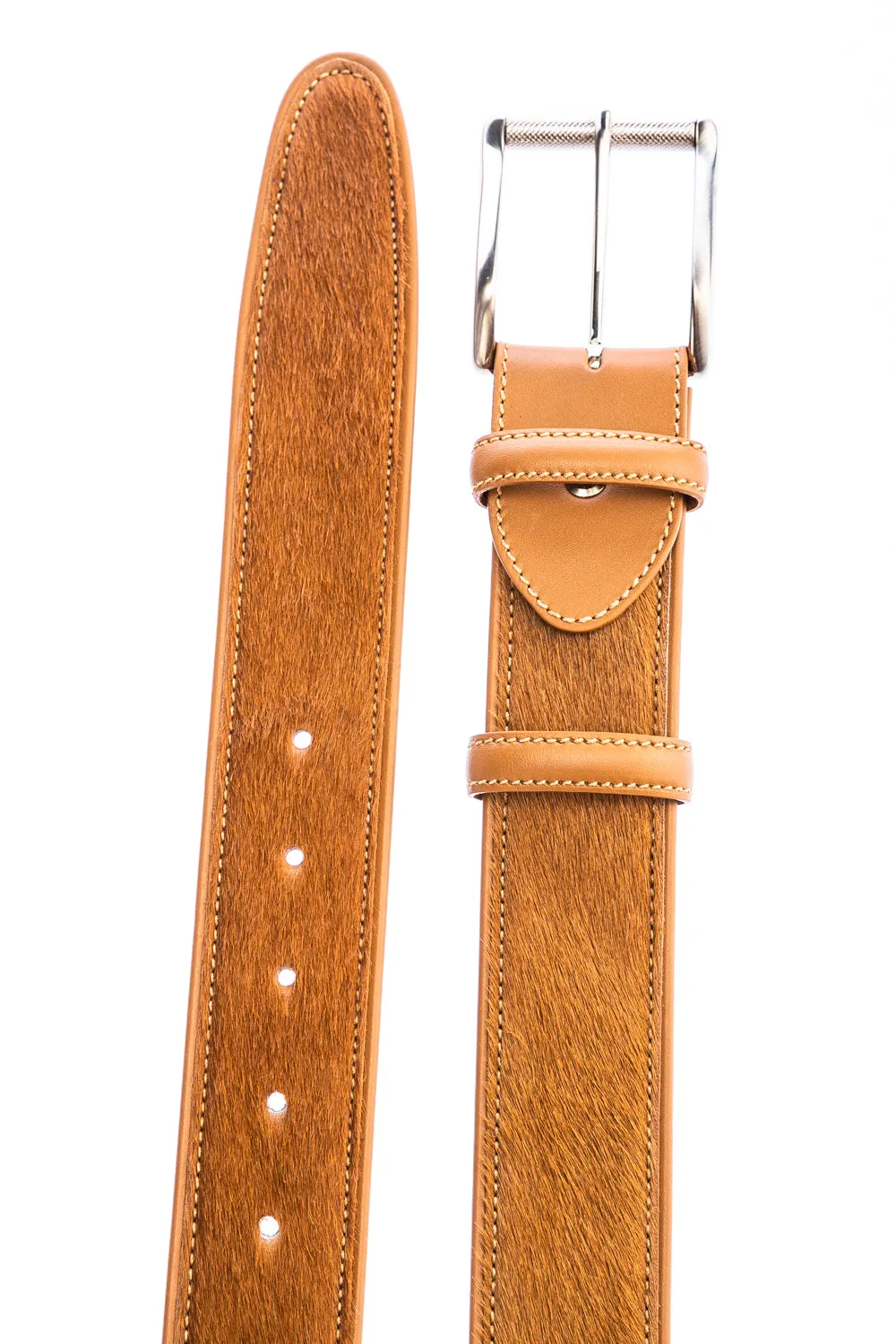 Elliot Rhodes Pony Tan Belt in Tan