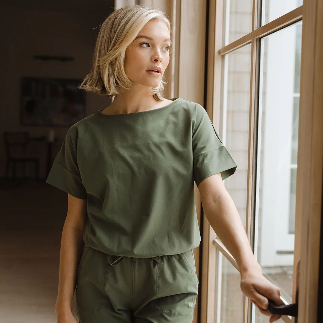 Everyday Jumpsuit, Sage