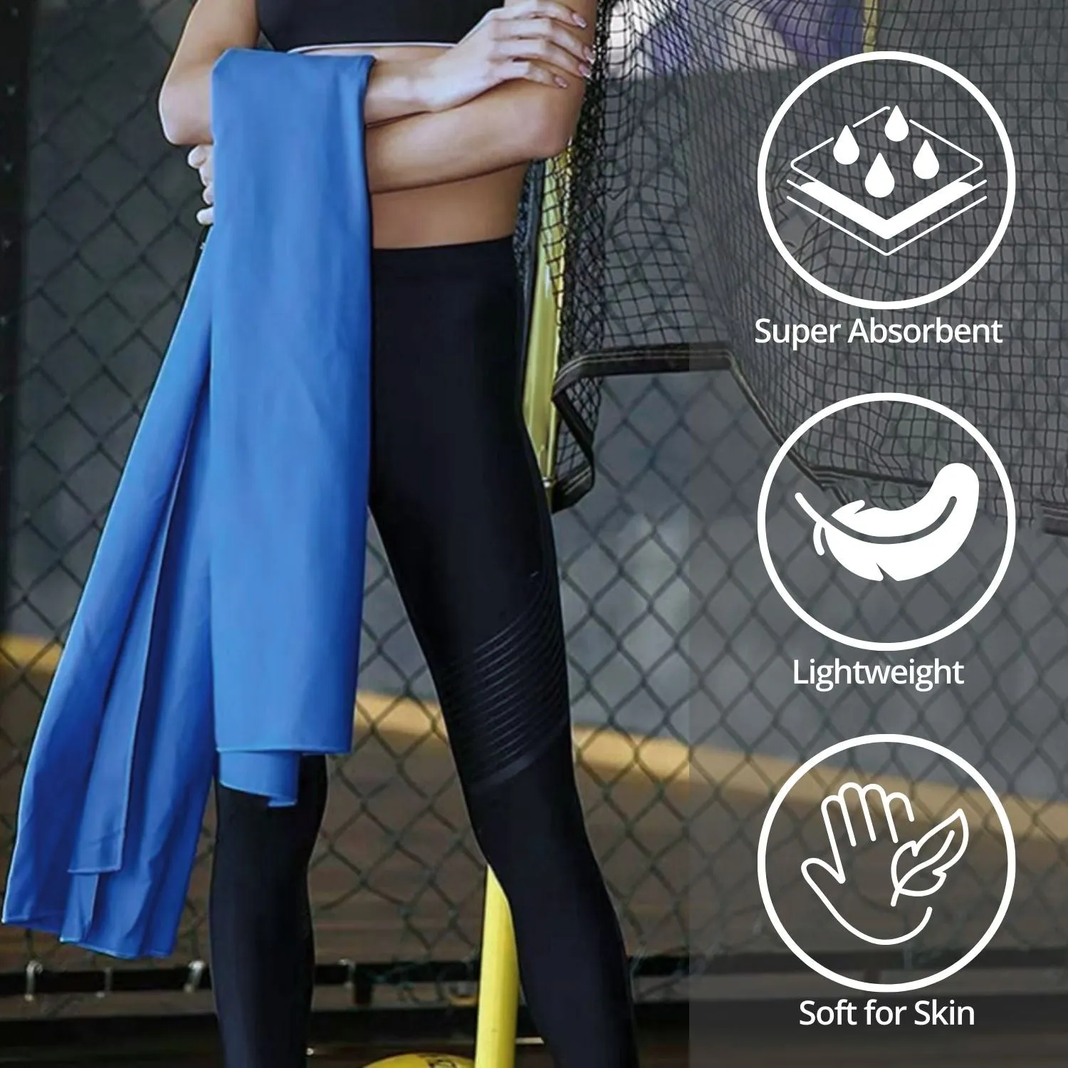 Extra Large Quick Dry Super Absorbent Gym Towel - Verpeak