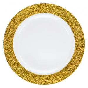 Glitter - Gold - 10.25" Plate (Case Qty: 120)