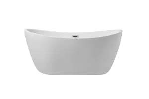 Ines 54" Soaking Double Slipper Bathtub