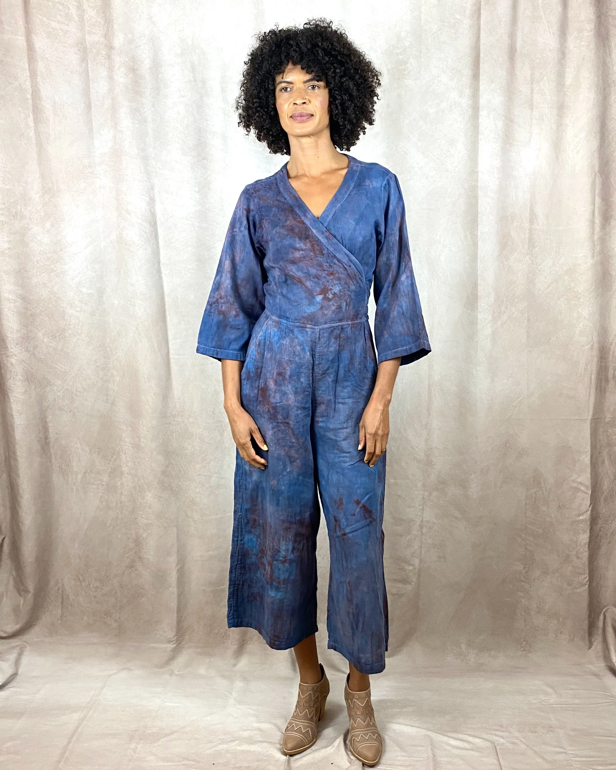 Janelle Jumpsuit in Blue Purple