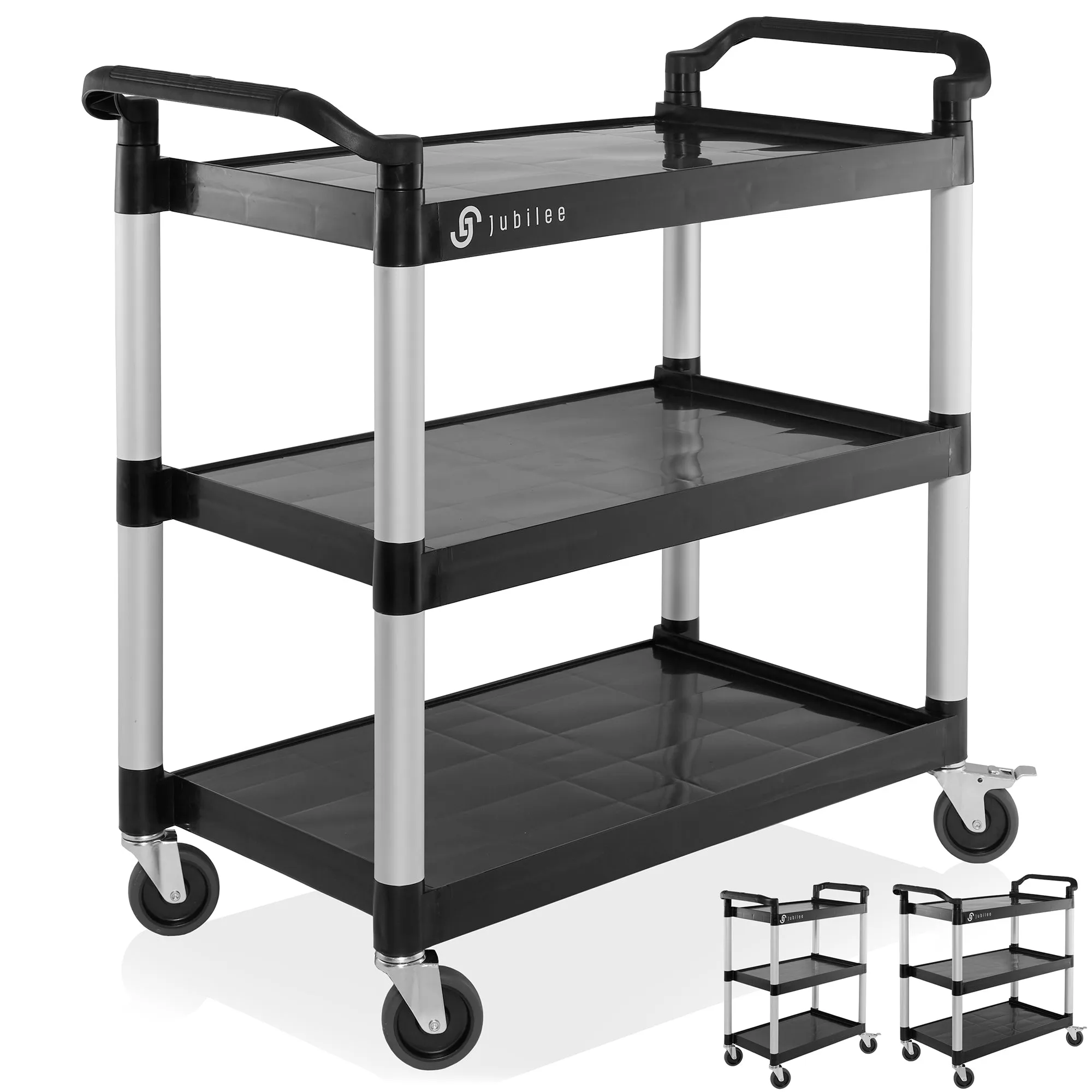 Jubilee 3-Tier Utility Service Cart with Wheels