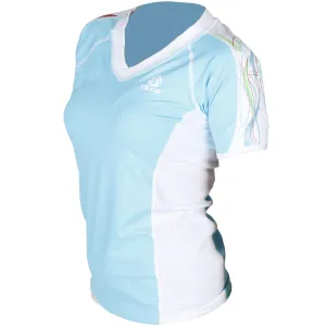 Ladies 6oz V-Neck Short Sleeve,