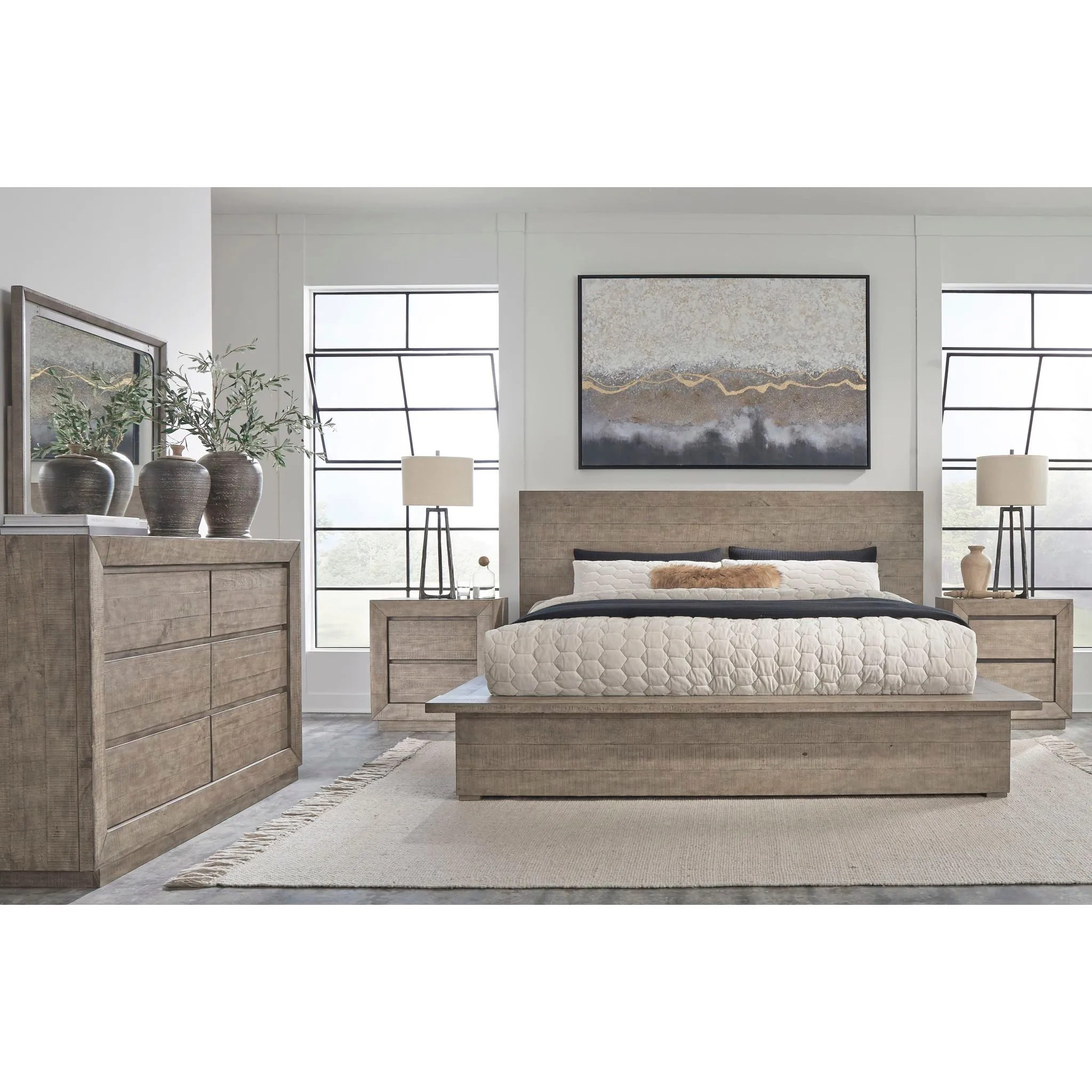 Langford-Exclusive 5 Piece Panel Bedroom