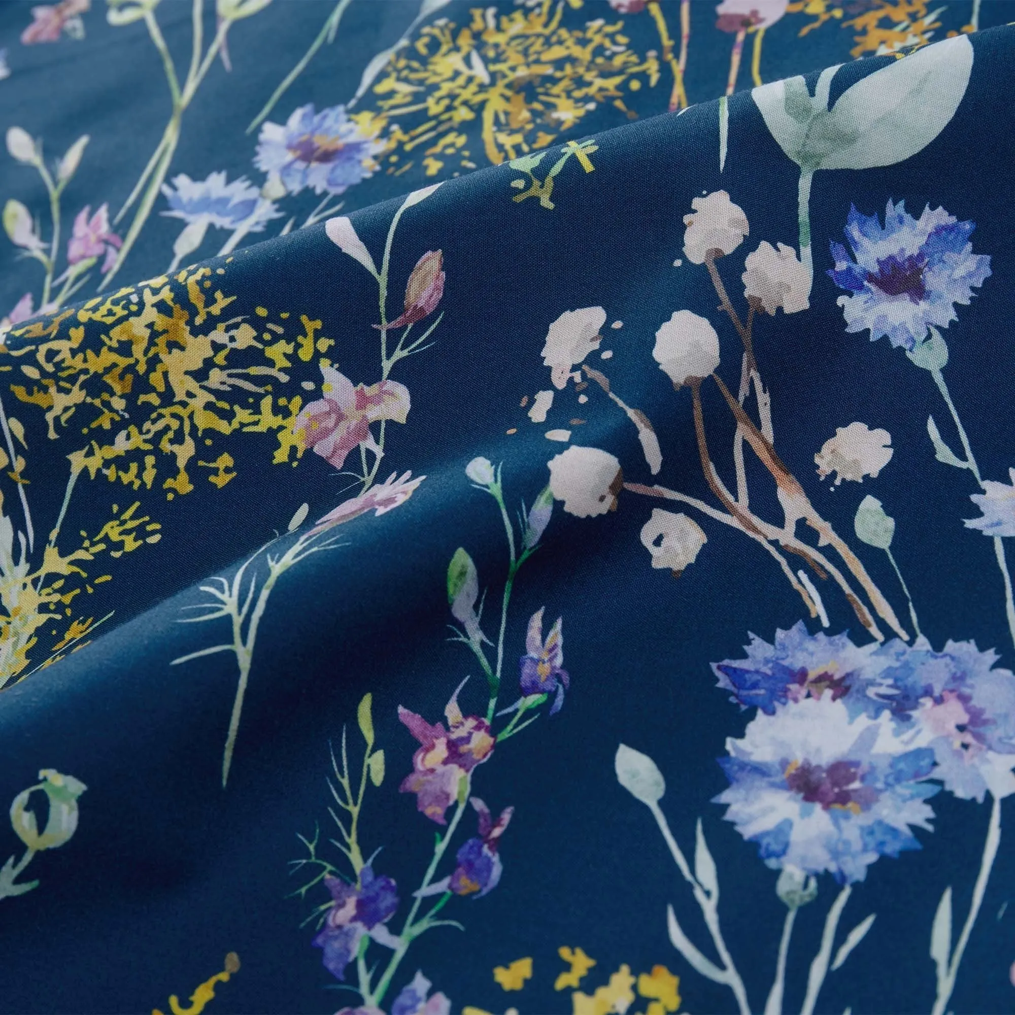 Laviano Percale Bedding [Multicolour/Dark blue]
