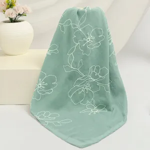 Lily Embroidered Hijab - Seafoam