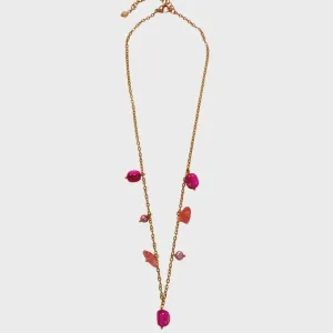 Lotusfeet Chips Necklace Cherry Quartz