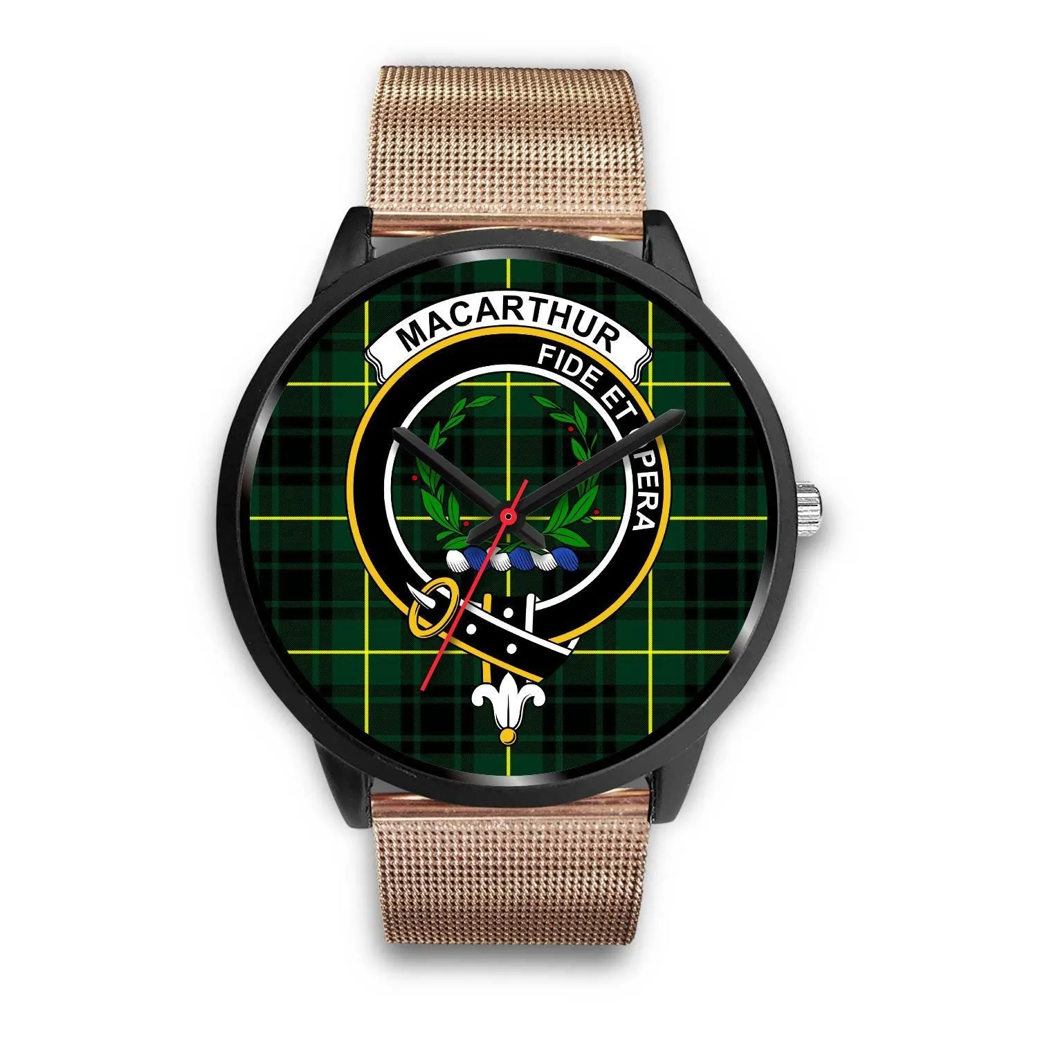 MacArthur Modern Clan Badge Tartan Black Watch