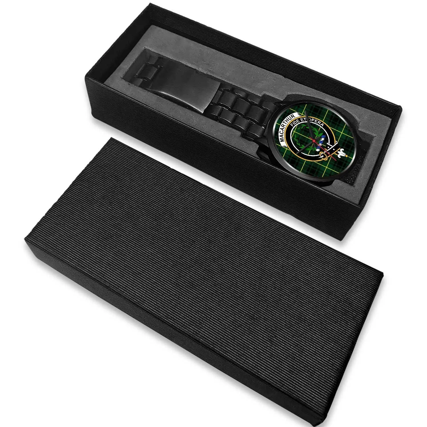 MacArthur Modern Clan Badge Tartan Black Watch