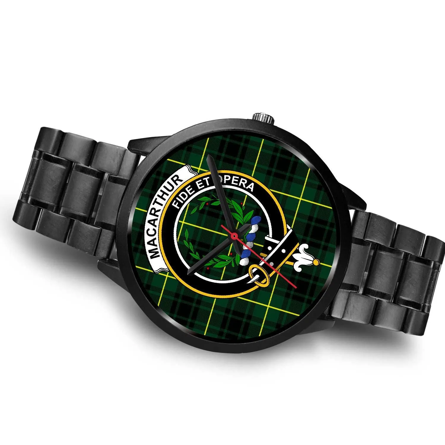 MacArthur Modern Clan Badge Tartan Black Watch