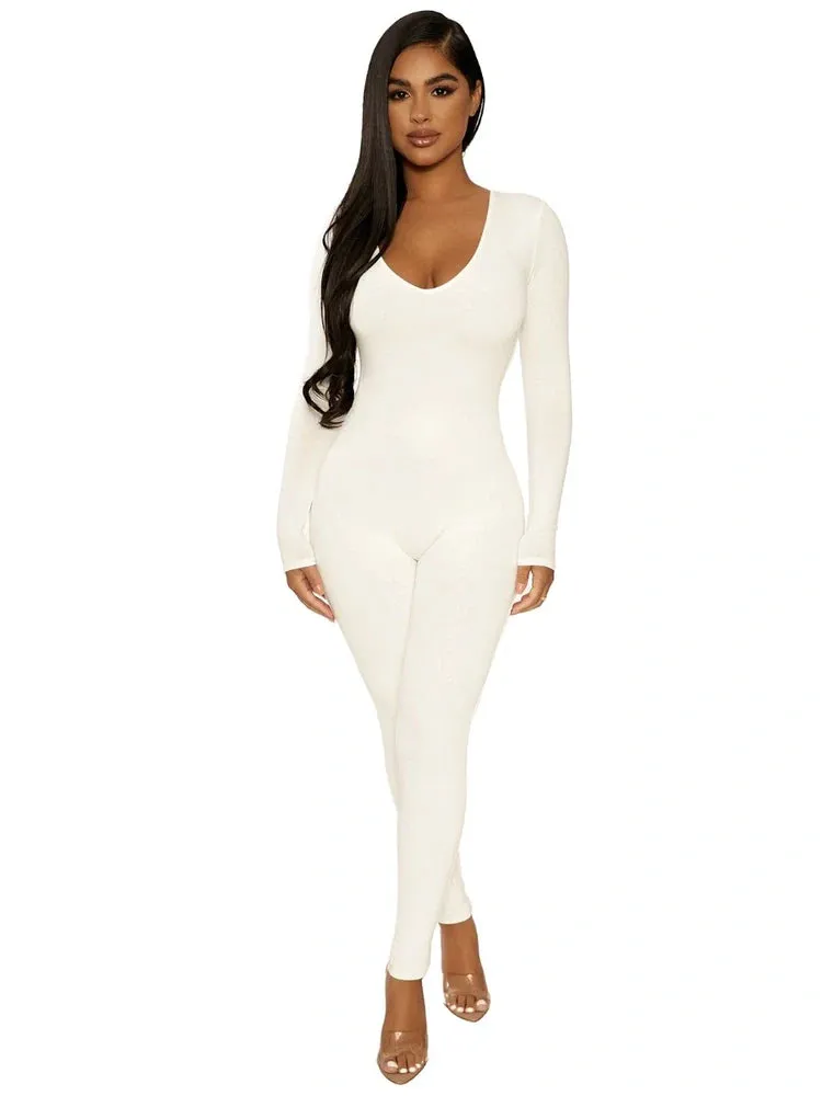 NW Sculpt V-Neck Jumpsuit