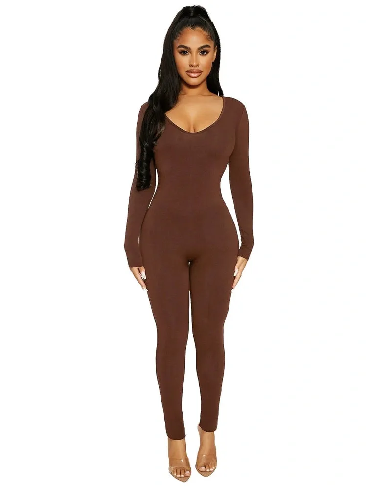 NW Sculpt V-Neck Jumpsuit