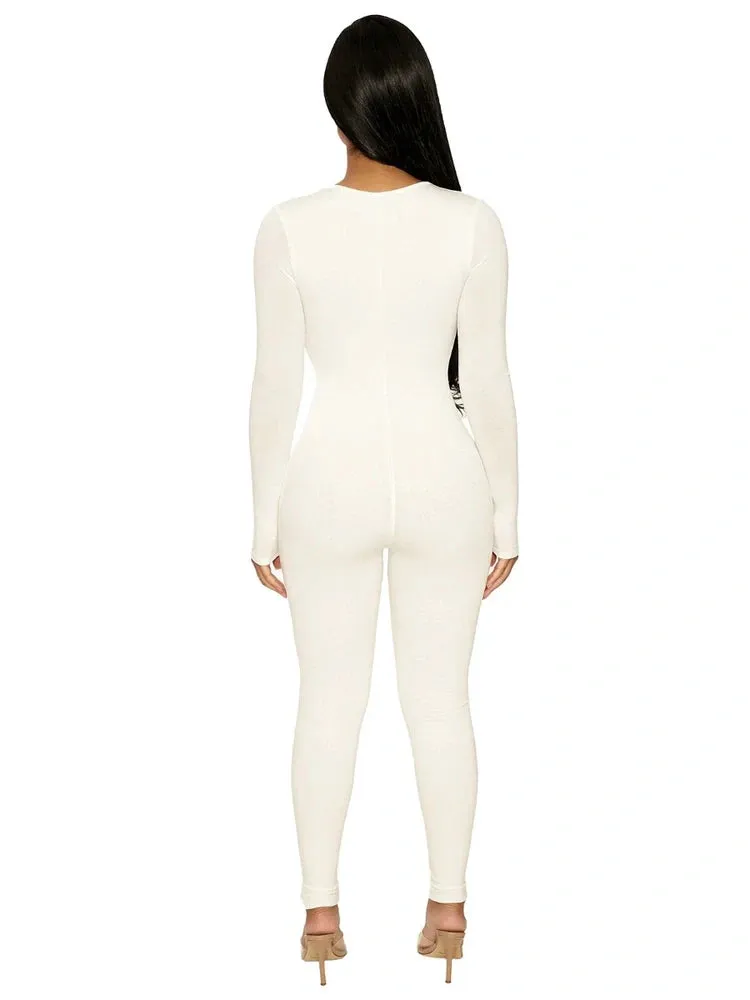 NW Sculpt V-Neck Jumpsuit