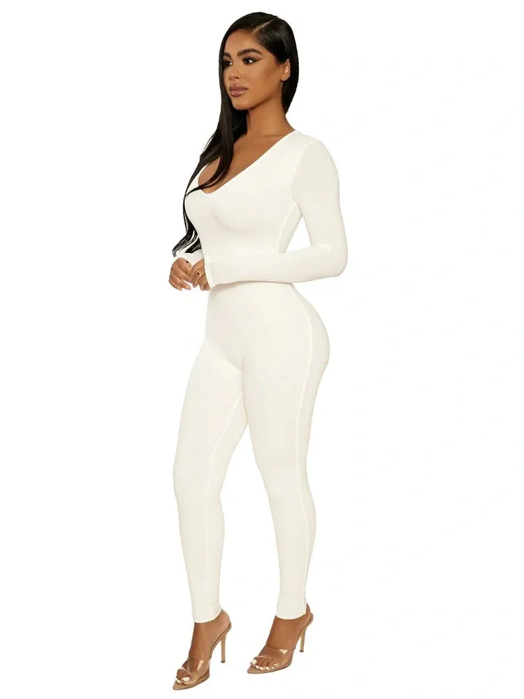 NW Sculpt V-Neck Jumpsuit