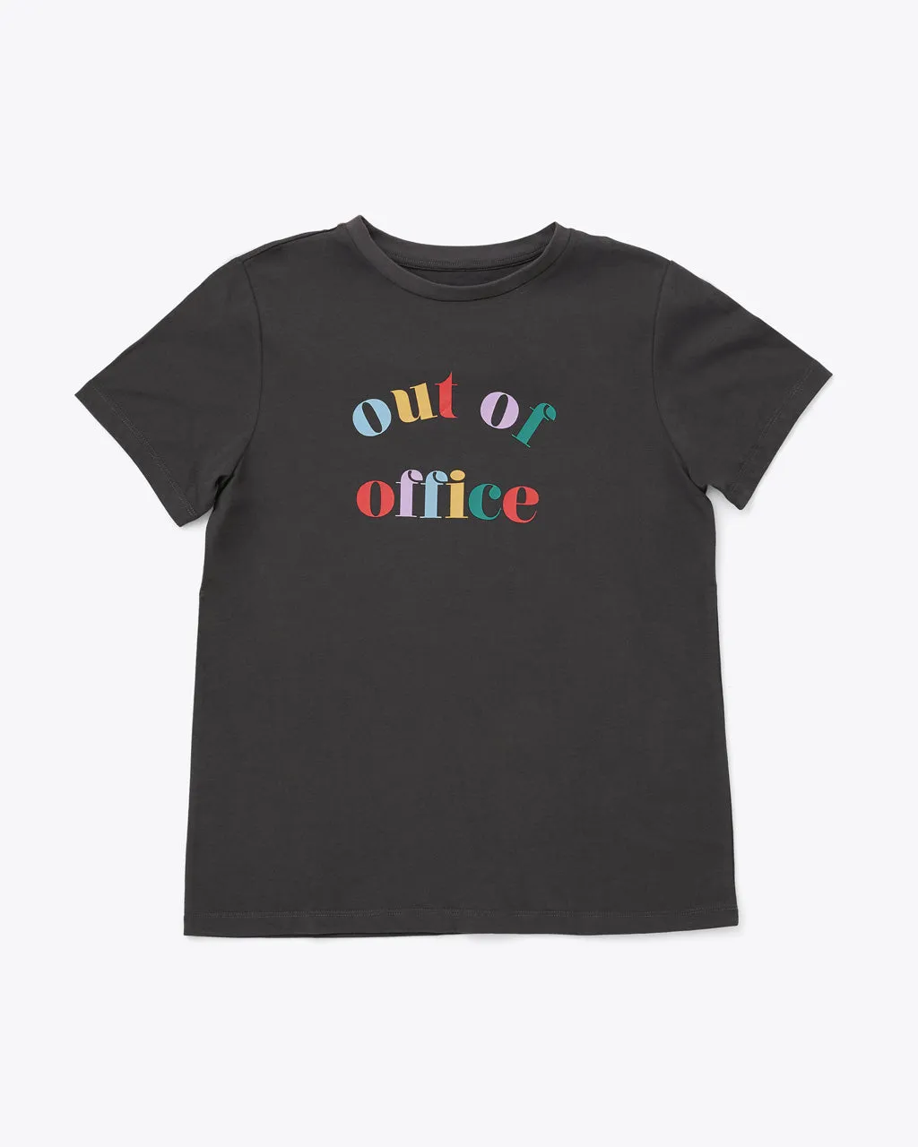 Out of Office Tee - Vintage Black