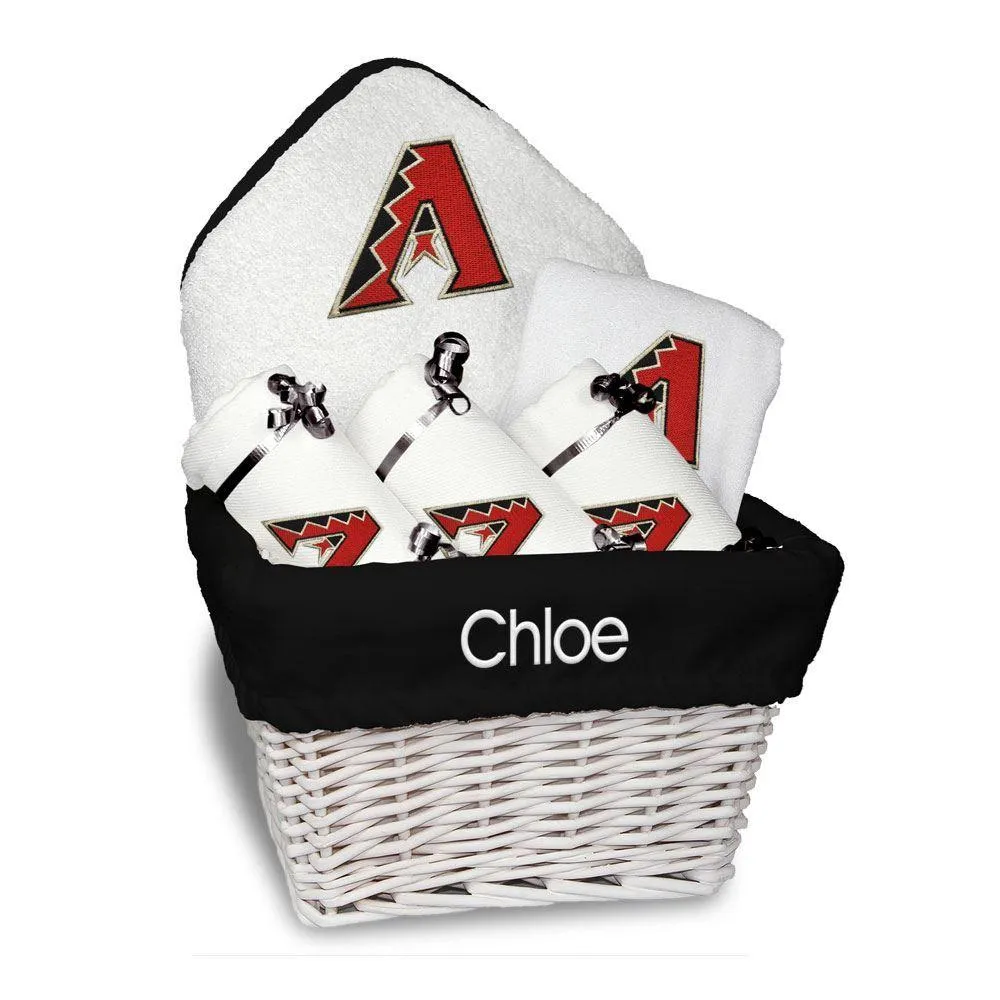 Personalized Arizona Diamondbacks Medium Basket - 6 Items