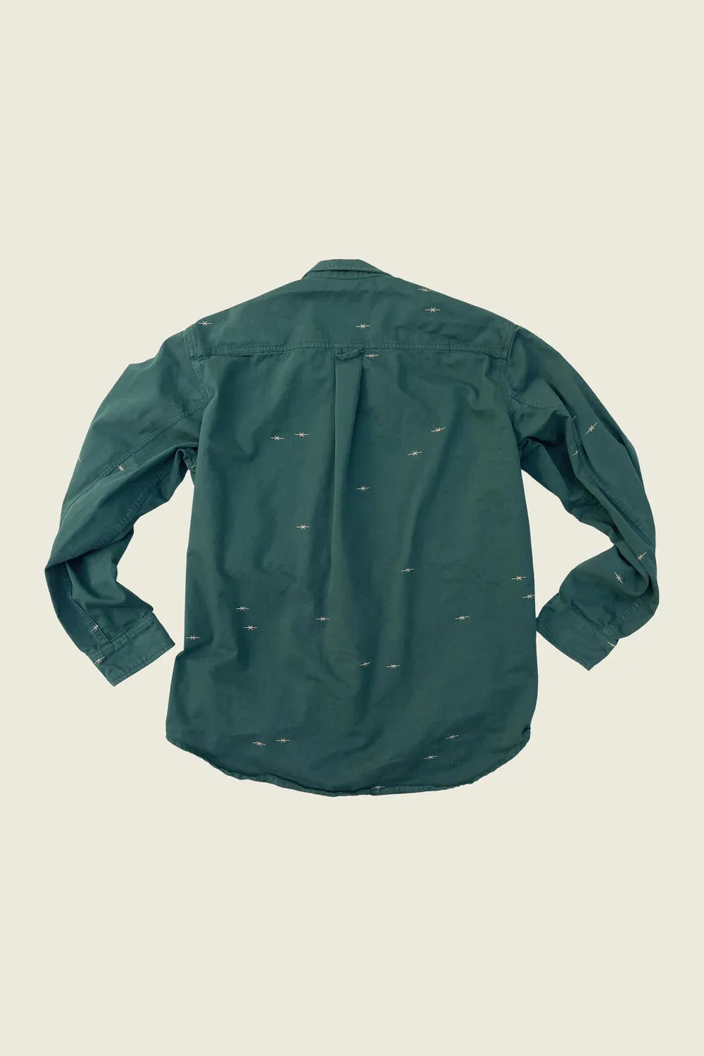 PHIPPS STAR EMBROIDERED FIELD SHIRT GREEN