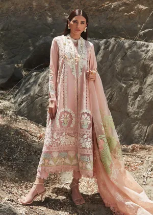 Pink Lawn Suit - Saira Shakira X Crimson Luxury Lawn '23 - Chikkankari Affair - D2B