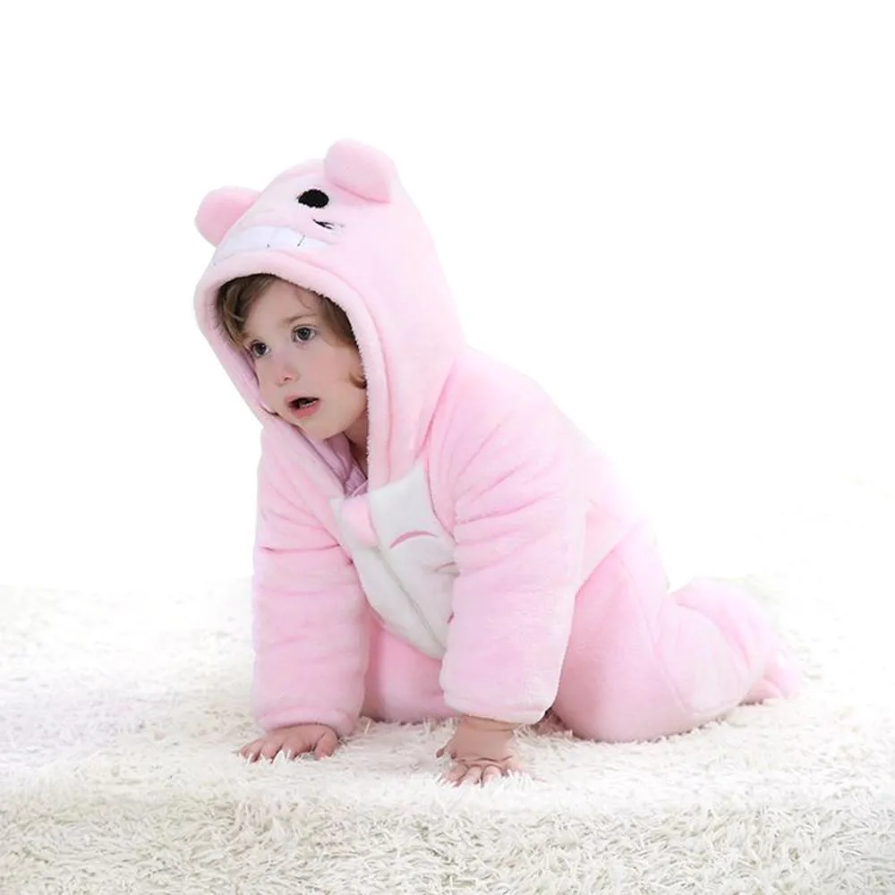 Pink Totoro Baby Infant Toddler Animal onesies Costumes