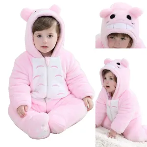 Pink Totoro Baby Infant Toddler Animal onesies Costumes