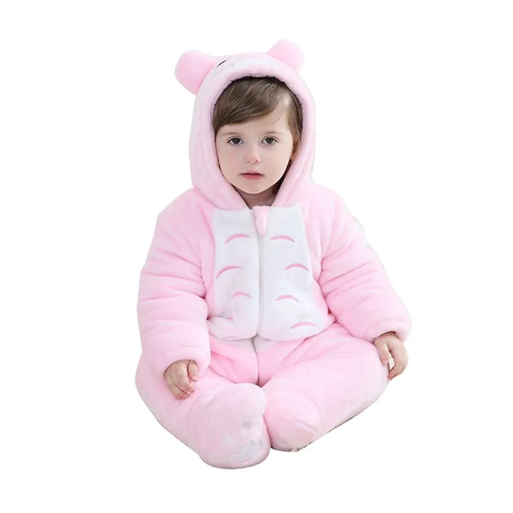 Pink Totoro Baby Infant Toddler Animal onesies Costumes