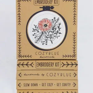 Poppy Power Embroidery Kit