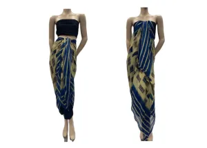 Printed Chiffon Sarong - 01