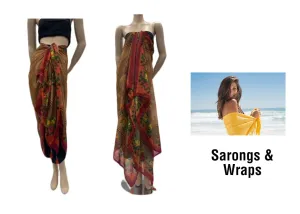 Printed Chiffon Sarong - 11