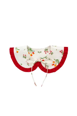 Printed Cotton Collar Petite