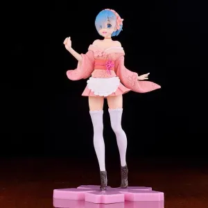 Re Zero Rem Sakura Cherry blossom Precious Action Figure | 23 cms |