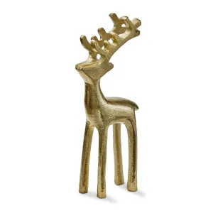 Reindeer Figurine Gold