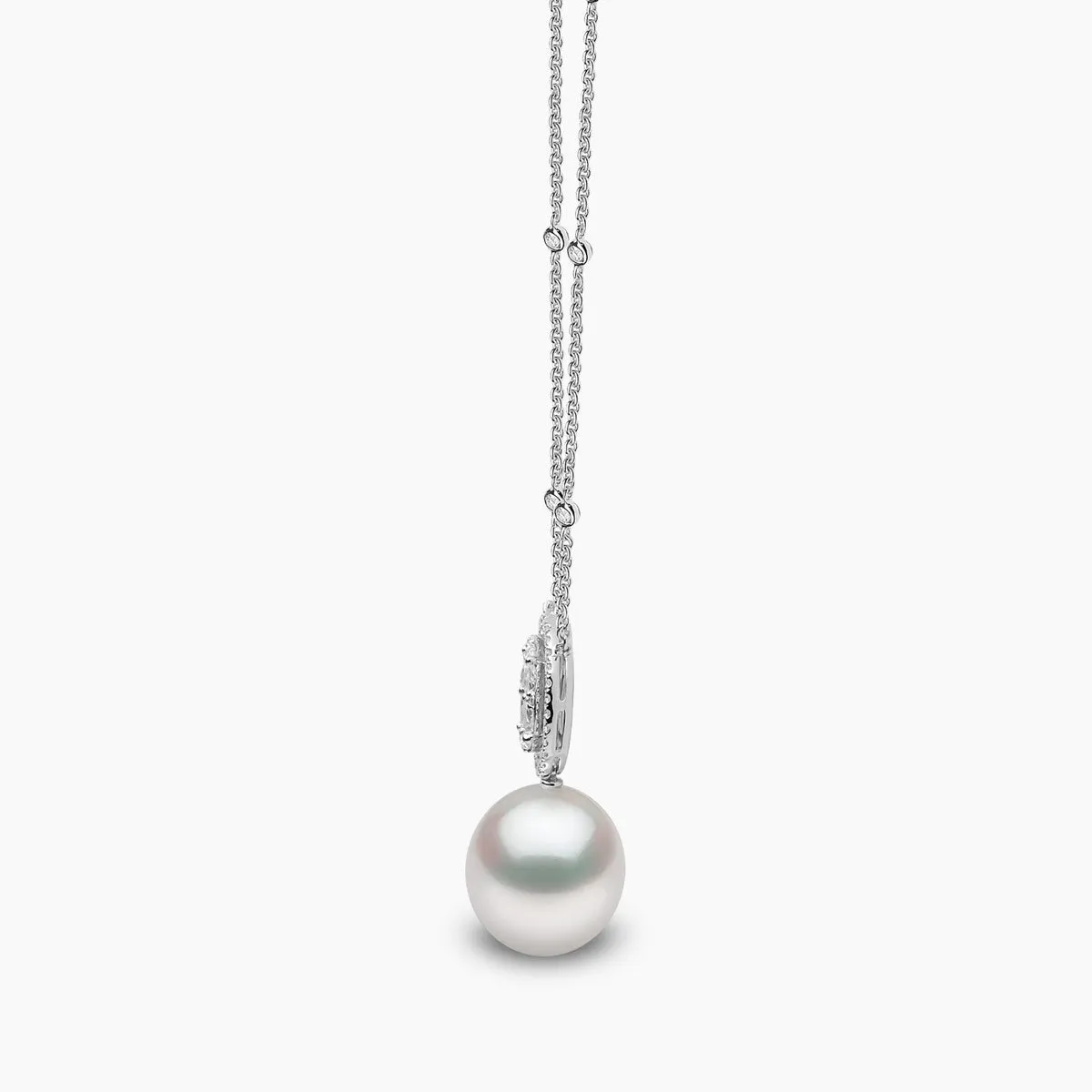 Starlight 18K Gold South Sea Pearl and Diamond Spotlight Pendant