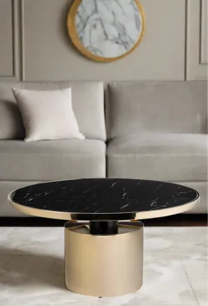 Taylor Coffee Table-Black and Gold