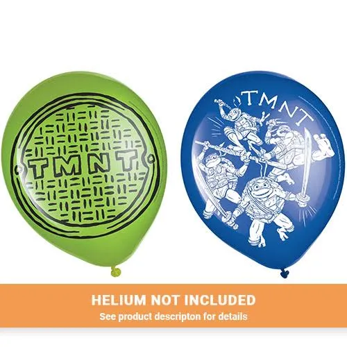 Teenage Mutant Ninja Turtles Mutant Mayhem Latex Balloons 12" | 6ct