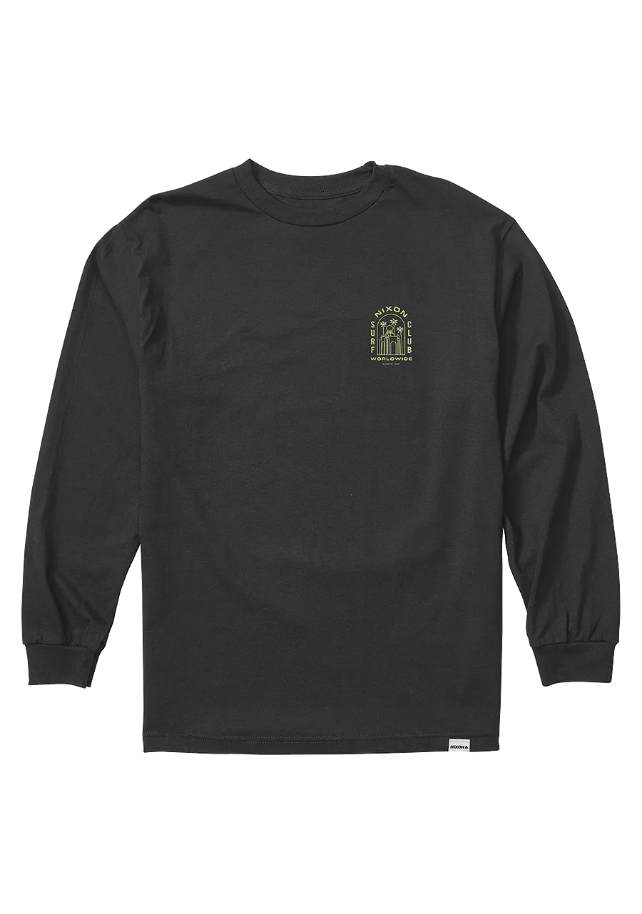 Temple Long Sleeve T-Shirt - Black