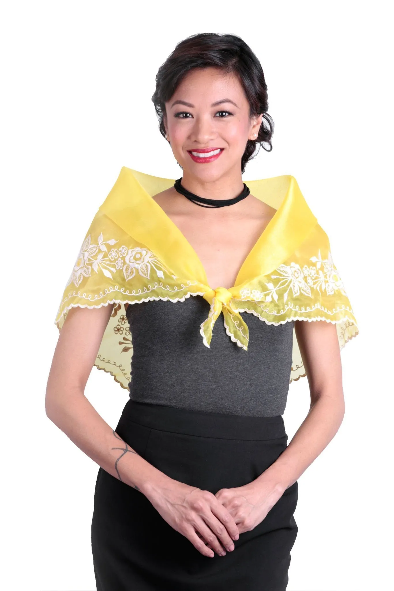 WA08 - Classic Alampay Yellow - Filipiniana