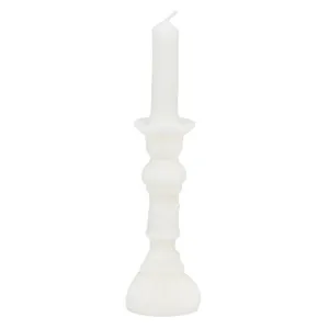 White Candlestick Shaped Candle